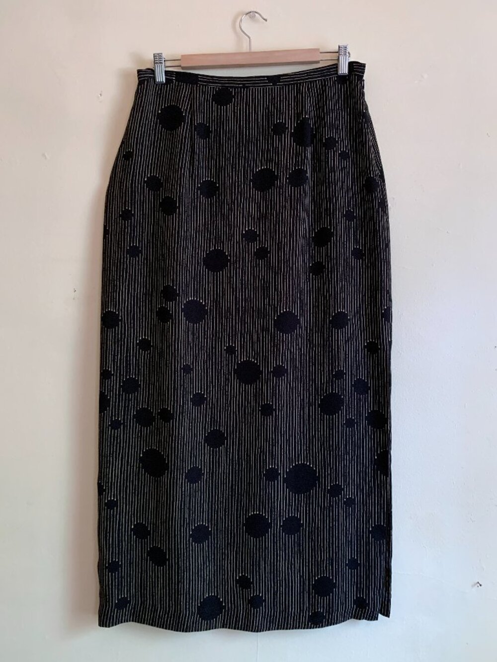 Vintage Josephine Chaus Column Maxi Skirt Abstract Geometric Size 10/12
